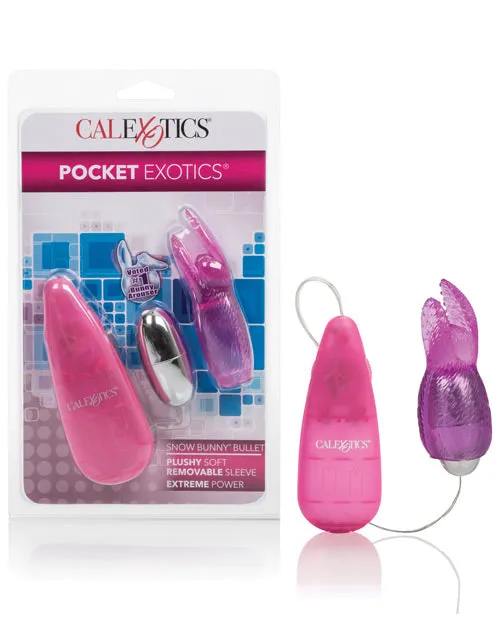 CalExotics Pocket Exotics Snow Bunny Bullet Female Sex Toys