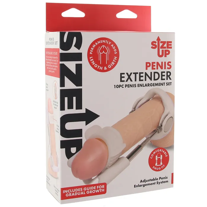 XGen Male Sex Toys Size Up Penis Enlargement Set in White