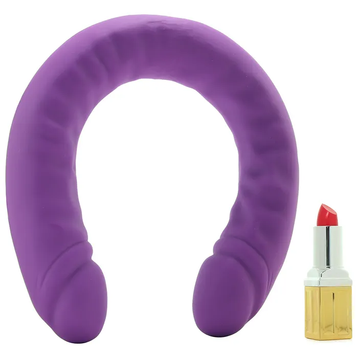 Dildos Rus Slim 18 Inch Silicone Double Dildo in Purple Blush Dildos Rus Slim 18 Inch Silicone Double Dildo in Purple Blush