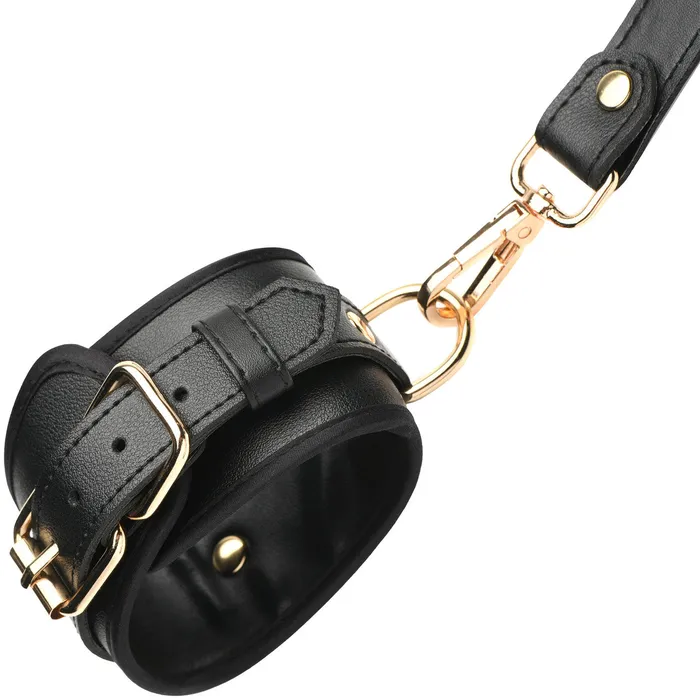 Couples XR Brand Bondage Harness with Bows ML Black