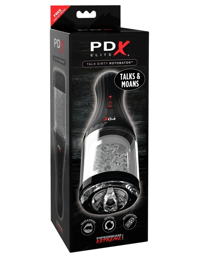 PDX Brands Pdx Elite Talk Dirty Rotobator Vibrators PDX Brands Pdx Elite Talk Dirty Rotobator Vibrators