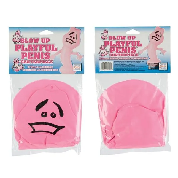 California Exotics Male Sex Toys Blow Up Penis Centerpiece