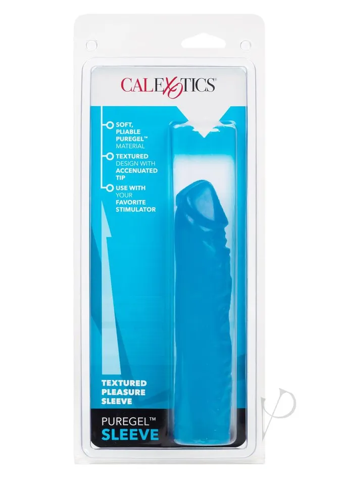 Extensions Vibrators Puregel Sleeve Blue