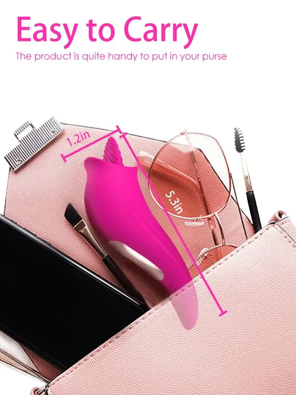 Female Sex Toys Sohimi Sohimi 8 Modes GSpot Stimulator Clit Licker 2 in 1 Tongue Vibrator