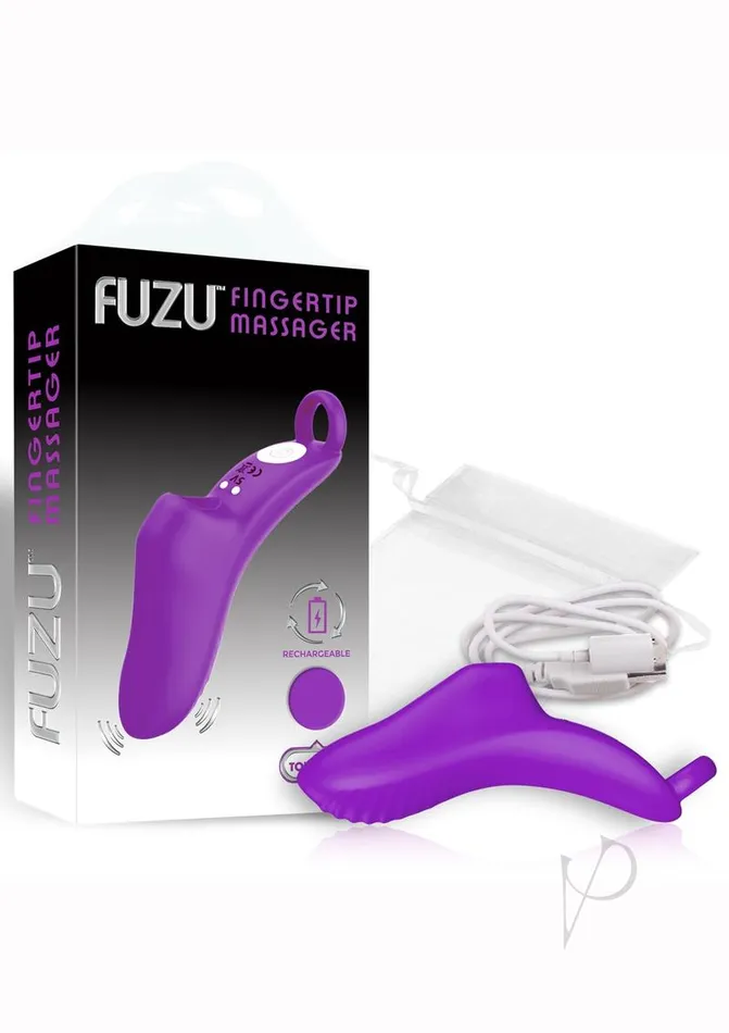Fuzu Female Sex Toys Fuzu Recharge Fingertip Massager Purp