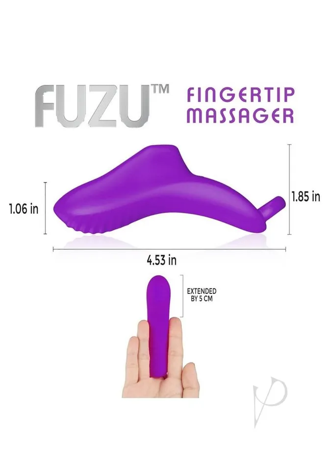 Fuzu Female Sex Toys Fuzu Recharge Fingertip Massager Purp