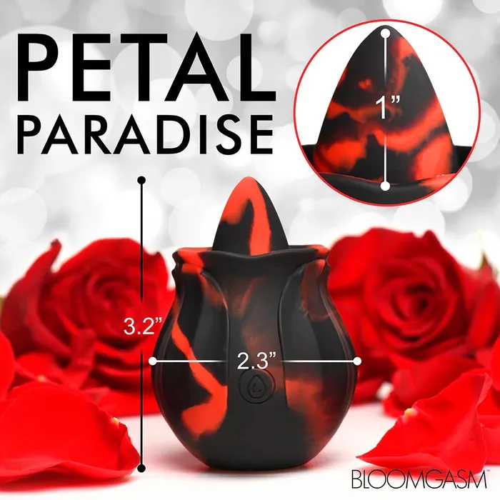 Bloomgasm Vibrators The Black Kiss Rimming Rose Doesnt Suck But Itll Rim You