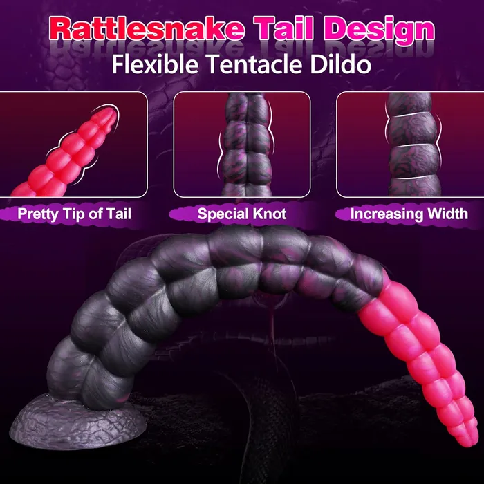 Female Sex Toys Laphwing Kamanda Long Dildo Tentacle Dildo with Strong Suction CupLaphwing