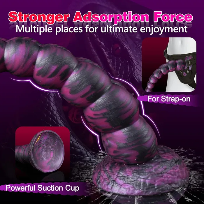 Female Sex Toys Laphwing Kamanda Long Dildo Tentacle Dildo with Strong Suction CupLaphwing