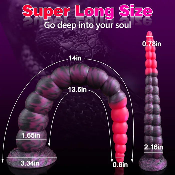 Female Sex Toys Laphwing Kamanda Long Dildo Tentacle Dildo with Strong Suction CupLaphwing