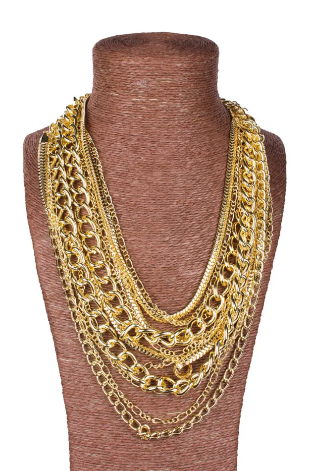 Chunky Chain Necklace Western Fashion Vibrators