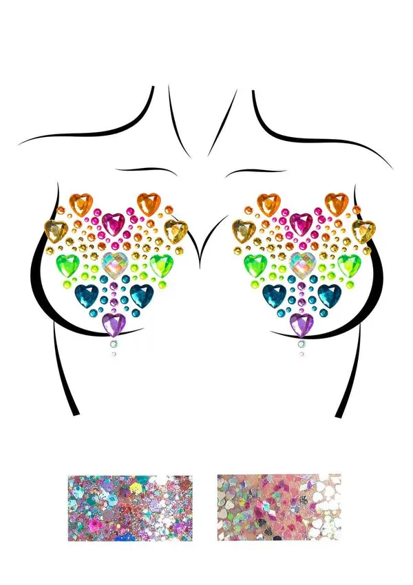 Prism Jewels Sticker Nipple Pasties Body Glitter Leg Avenue Female Sex Toys