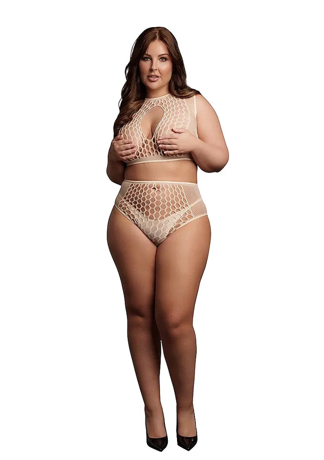Shots Female Sex Toys Duo Net KeyHole Bra Set Shots Female Sex Toys Duo Net KeyHole Bra Set