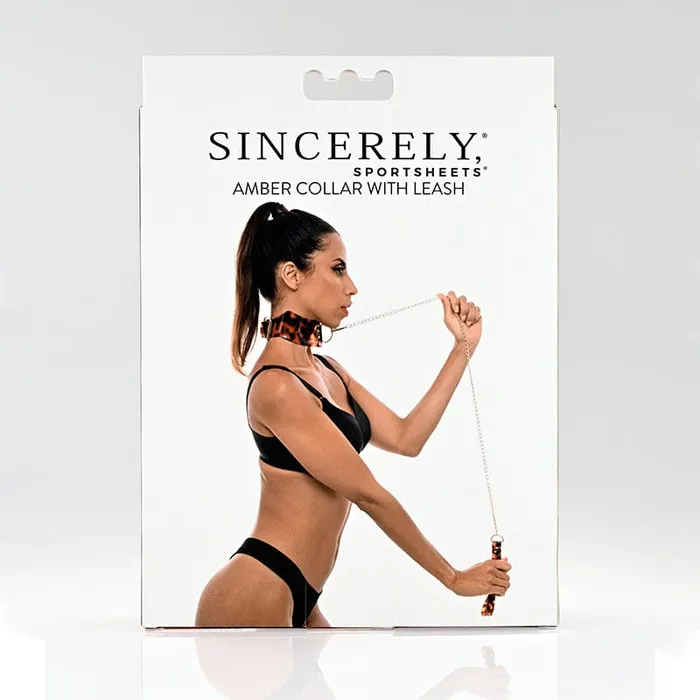 Sportsheets Amber Collar Leash Sportsheets Vibrators