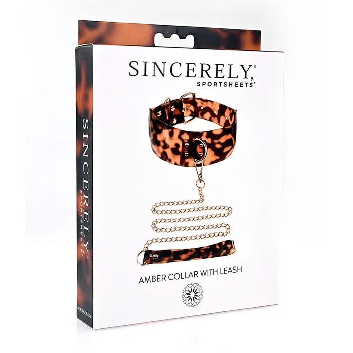 Sportsheets Amber Collar Leash Sportsheets Vibrators