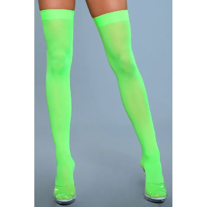 Vibrators BeWicked Opaque Nylon Thigh Highs BeWicked