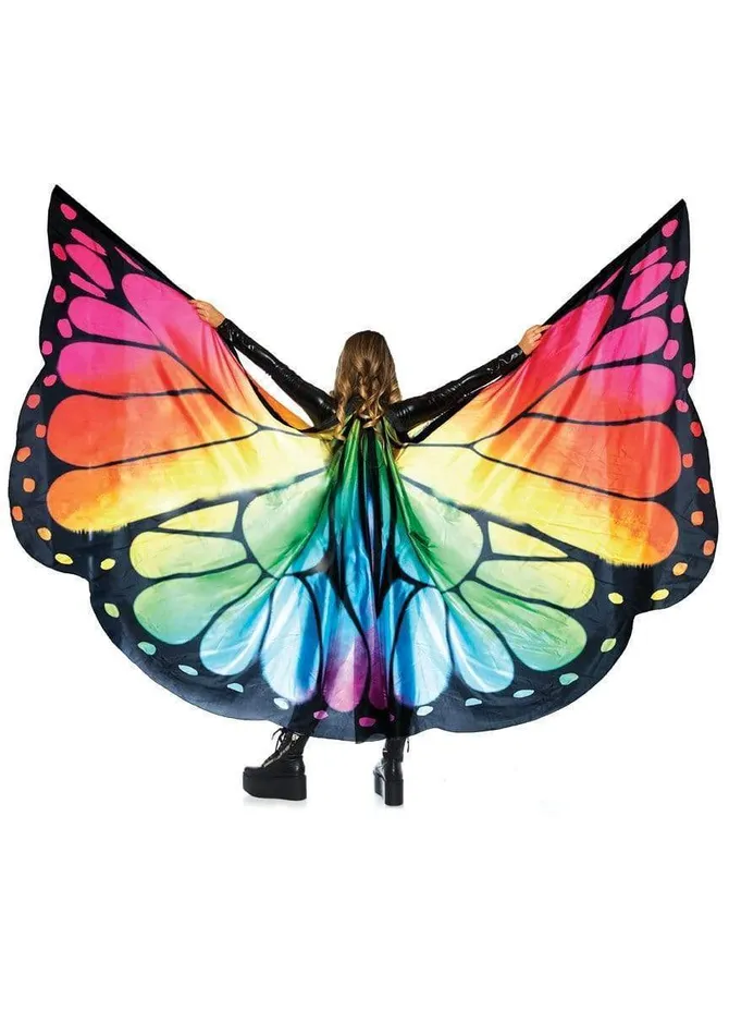Vibrators Leg Avenue Festival Butterfly Wing Halter Cape