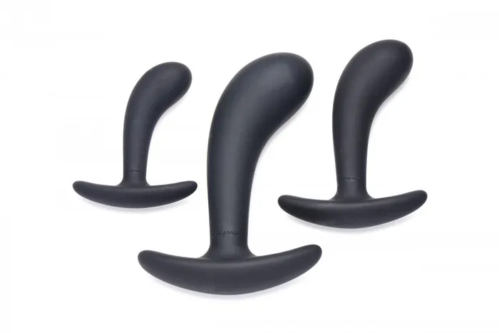 Anal Master Series Dark Delights 3 Piece Curved Anal Trainer Set