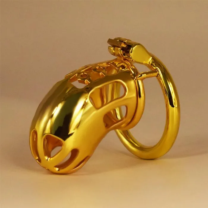 Male Sex Toys Xinghaoya Xinghaoya100 Gold Male Chastity Cage Male Sex Toys Xinghaoya Xinghaoya100 Gold Male Chastity Cage