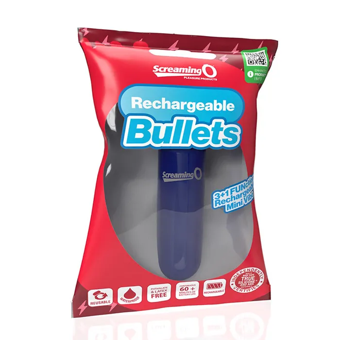 Screaming O Rechargeable Bullet Vibrator Screaming O Female Sex Toys