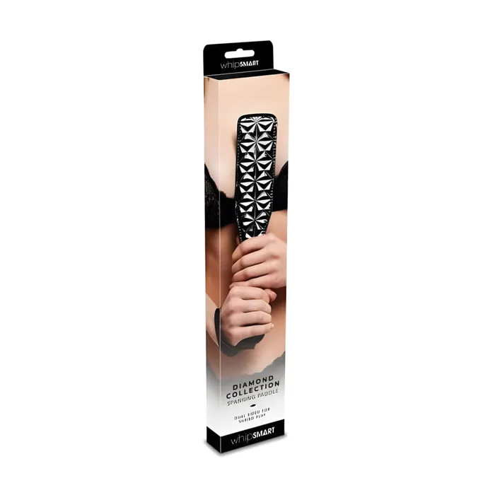 Anal Whip Smart Whip Smart DIAMOND PADDLE Black