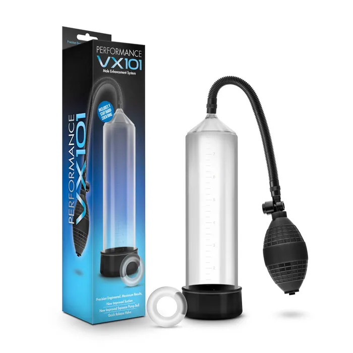 Blush Novelties Performance Vx101 Male Enhancement Penis Pump Clear Male Sex Toys Blush Novelties Performance Vx101 Male Enhancement Penis Pump Clear Male Sex Toys