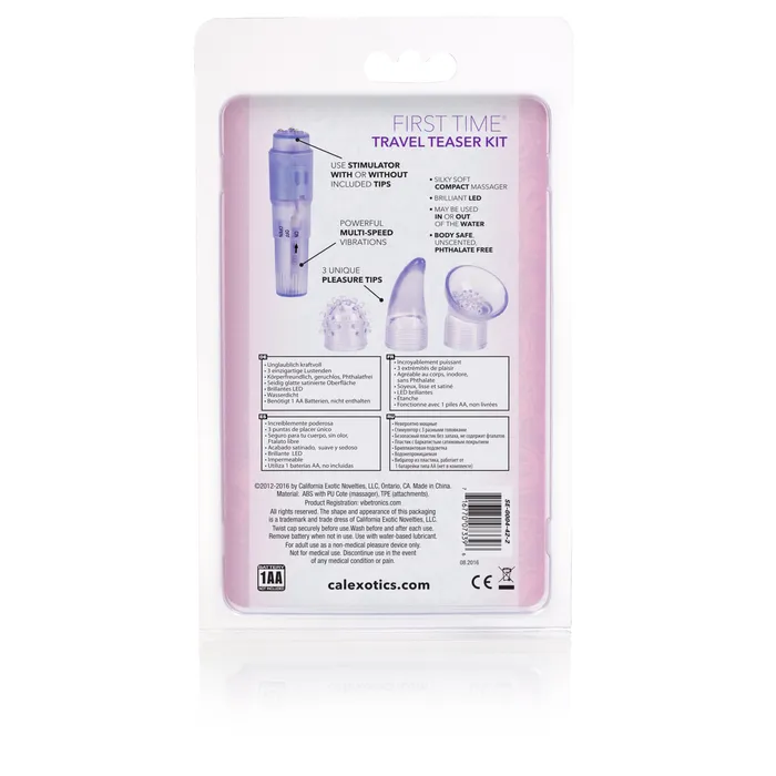 CalExotics Vibrators First Time Travel Teaser Kit Purple CalExotics Vibrators First Time Travel Teaser Kit Purple