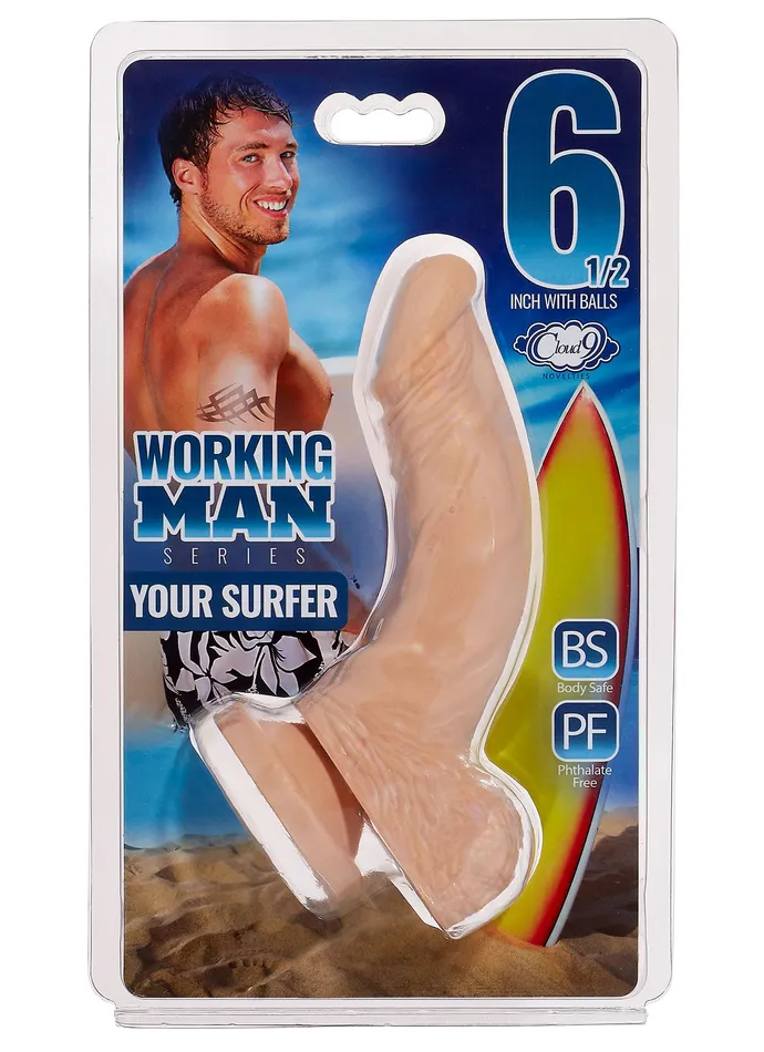 Cloud 9 Working Man 65 Inch With Balls Your Surfer Light Cloud 9 Novelties Dildos