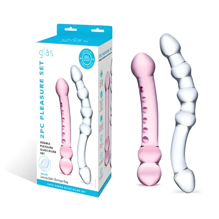 Double Trouble Glass Dildo Set Glas Dildos