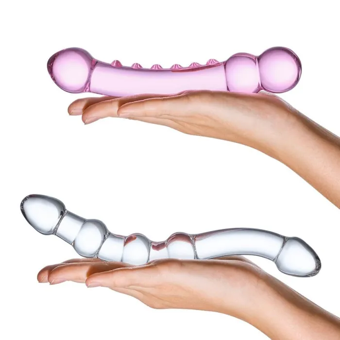 Double Trouble Glass Dildo Set Glas Dildos