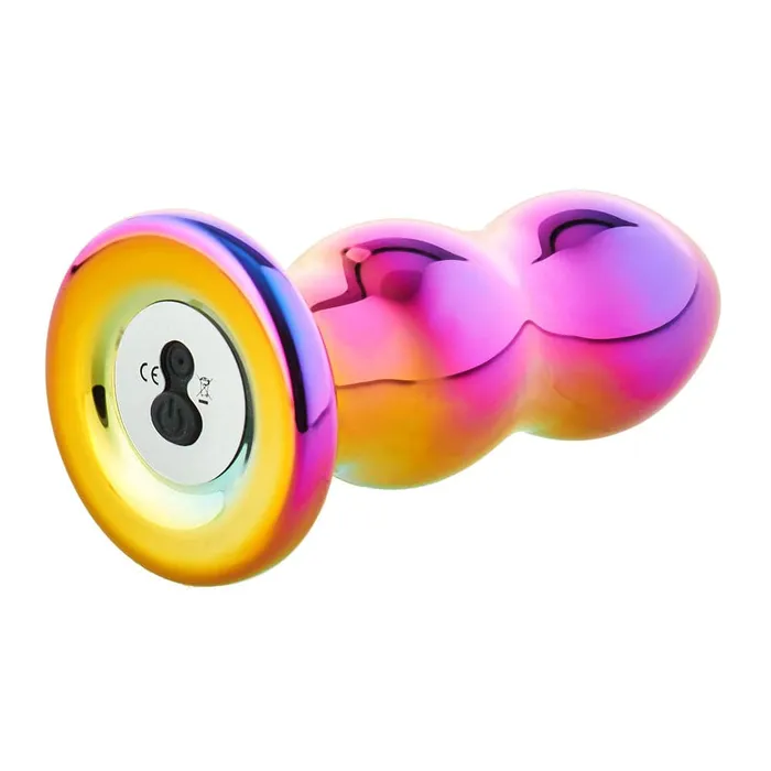 Glamour Glass Remote Control Curved Butt Plug Dream Toys Anal Glamour Glass Remote Control Curved Butt Plug Dream Toys Anal