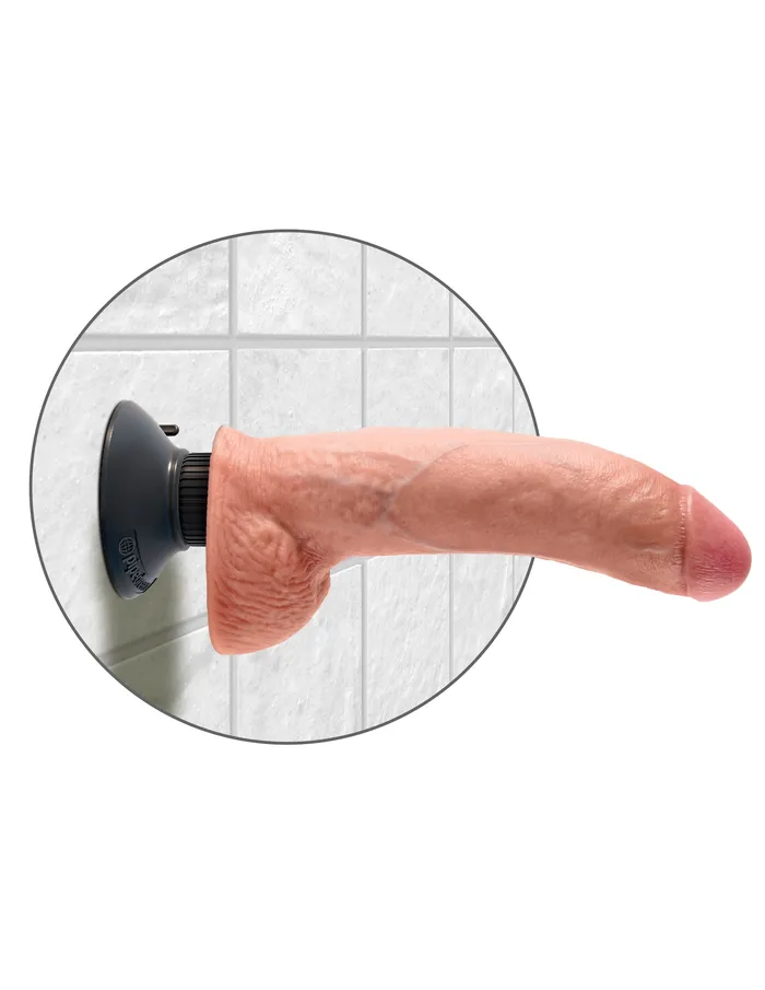 King Cock 9Inch Vibrating Cock With Balls Flesh Pipedream Dildos King Cock 9Inch Vibrating Cock With Balls Flesh Pipedream Dildos