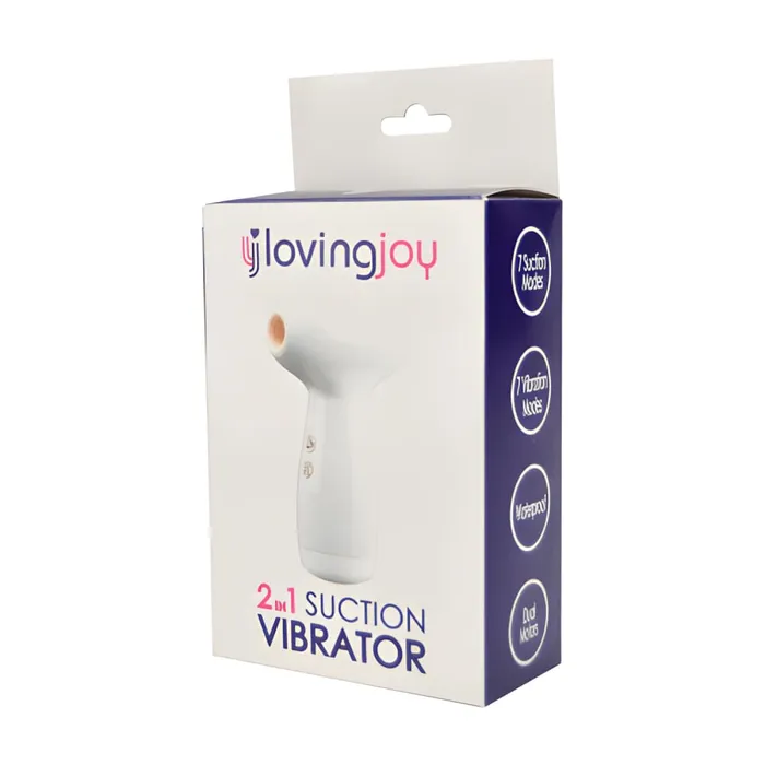 Loving Joy 2 in 1 Suction Vibrator Loving Joy Female Sex Toys