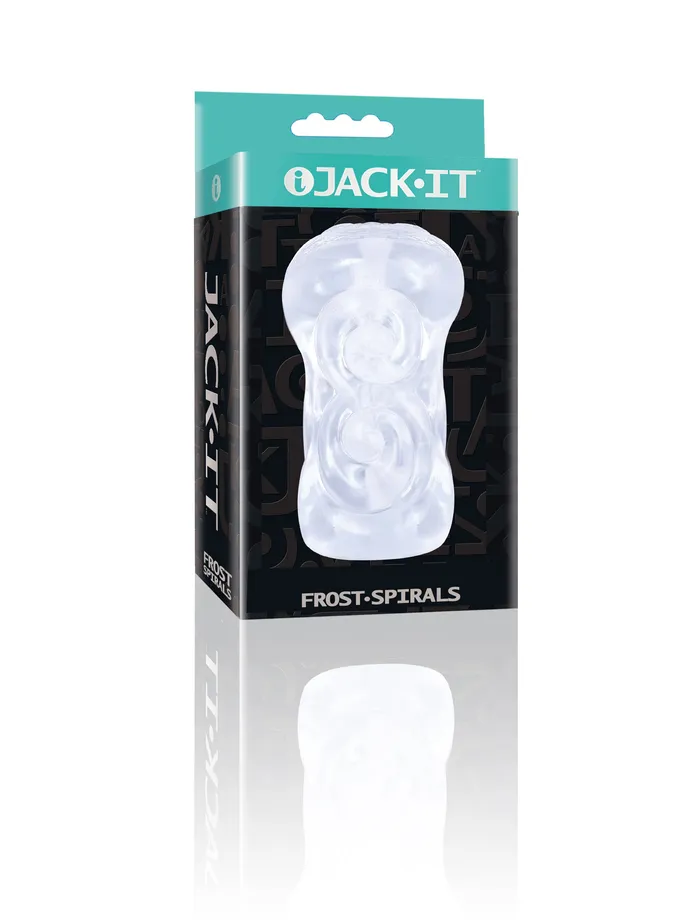 Male Sex Toys Icon Brands JackIt Frost Stroker Spirals