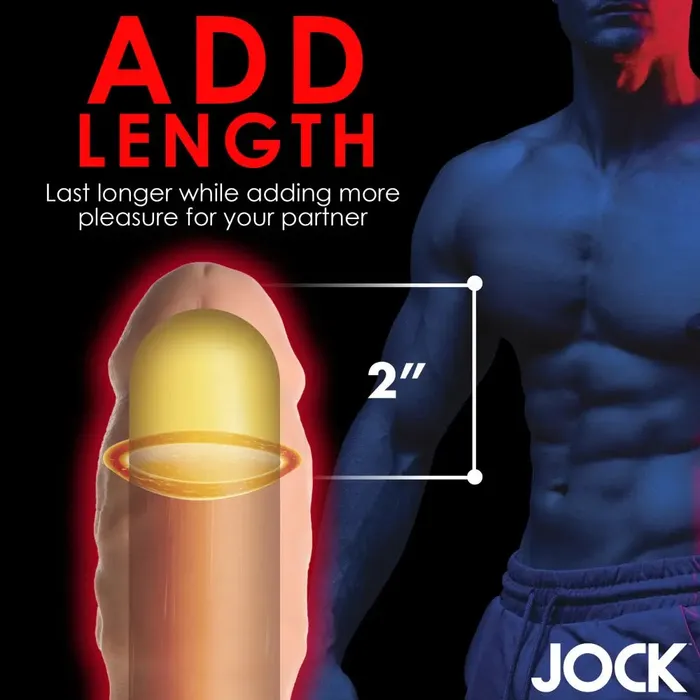 Male Sex Toys Jock Extra Thick 2 Inch Penis Extension Medium Cock Sleeve