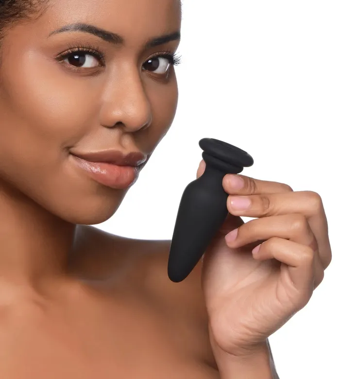Male Sex Toys XR Brands Interchangeable Silicone Anal Plug Small