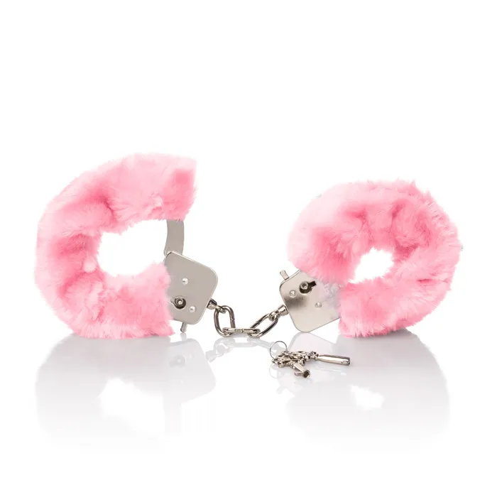 Pleasure Cuffs With Satin Mask CalExotics Female Sex Toys