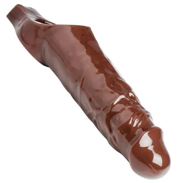 Really Ample Penis Enhancer Brown Size Matters Male Sex Toys