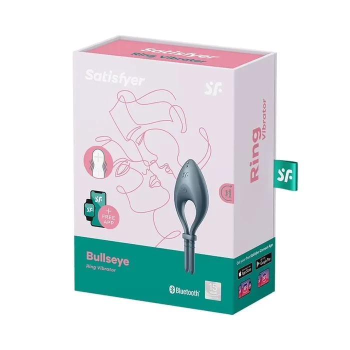 Satisfyer Vibrators Satisfyer Bullseye Ring Vibrator Dark Blue