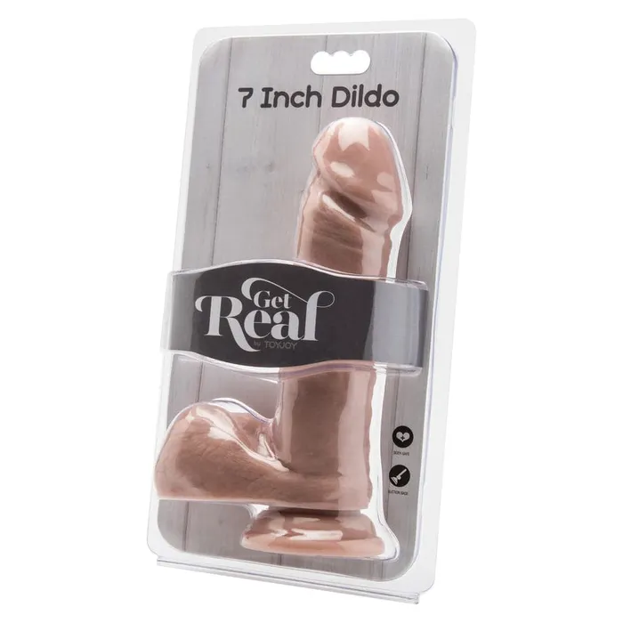 Toy Joy Sex Toys Dildos ToyJoy Get Real 7 Inch Dong With Balls White Flesh Toy Joy Sex Toys Dildos ToyJoy Get Real 7 Inch Dong With Balls White Flesh