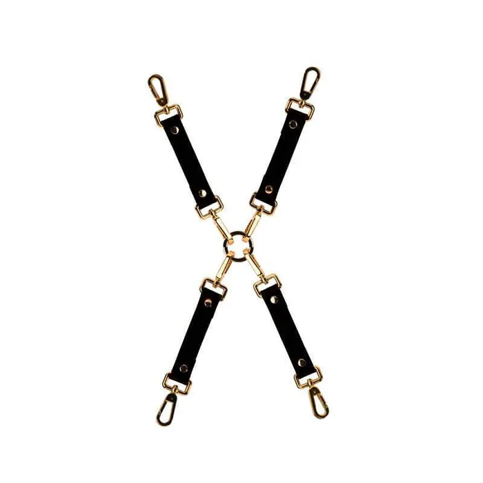 UPKO Restraints UPKO Luxury Italian Leather Bondage Tools Set with Case Black