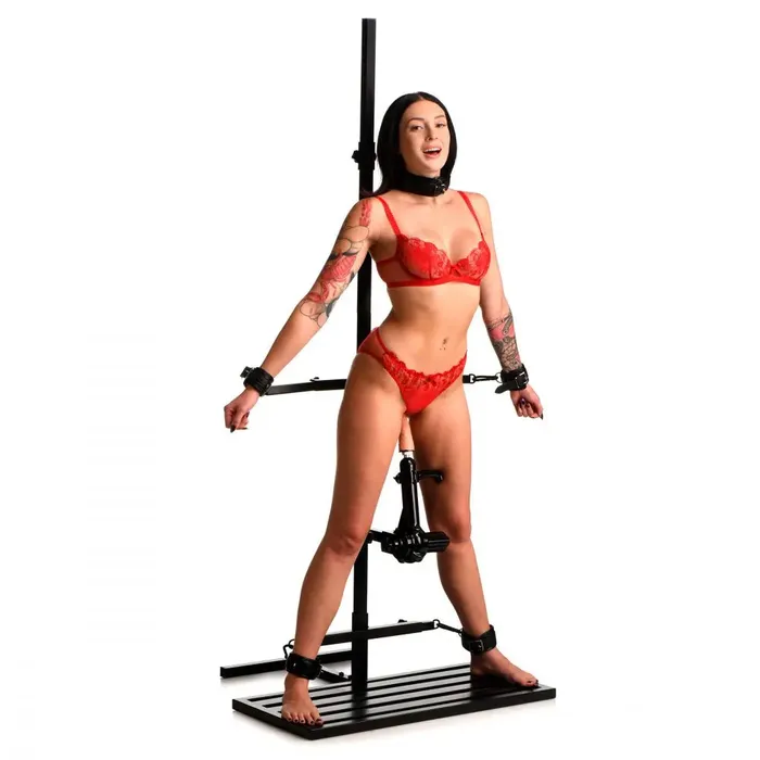XR Brands Female Sex Toys Ultimate Enforcer Forced Orgasm Tower with Sex Machine XR Brands Female Sex Toys Ultimate Enforcer Forced Orgasm Tower with Sex Machine