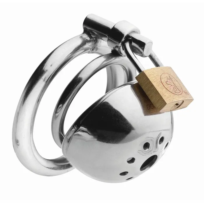 XR Brands Male Sex Toys Solitary Extreme Confinement Chastity Cage