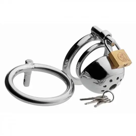 XR Brands Male Sex Toys Solitary Extreme Confinement Chastity Cage