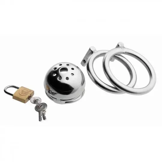 XR Brands Male Sex Toys Solitary Extreme Confinement Chastity Cage