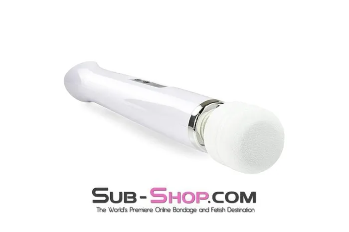 3312M Rechargeable 10 Speed White Wand Massager Moonwell Female Sex Toys