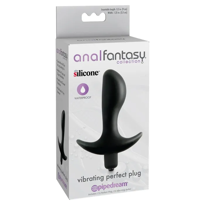 Anal Anal Fantasy Collection Vibrating Perfect Plug Black Pipedream Anal Anal Fantasy Collection Vibrating Perfect Plug Black Pipedream