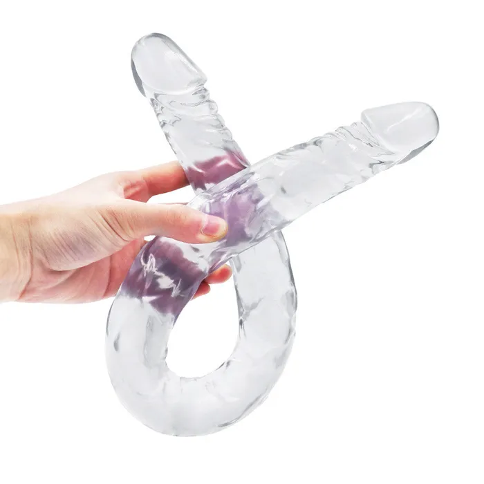 Dildos 21 inch double head jelly dildo