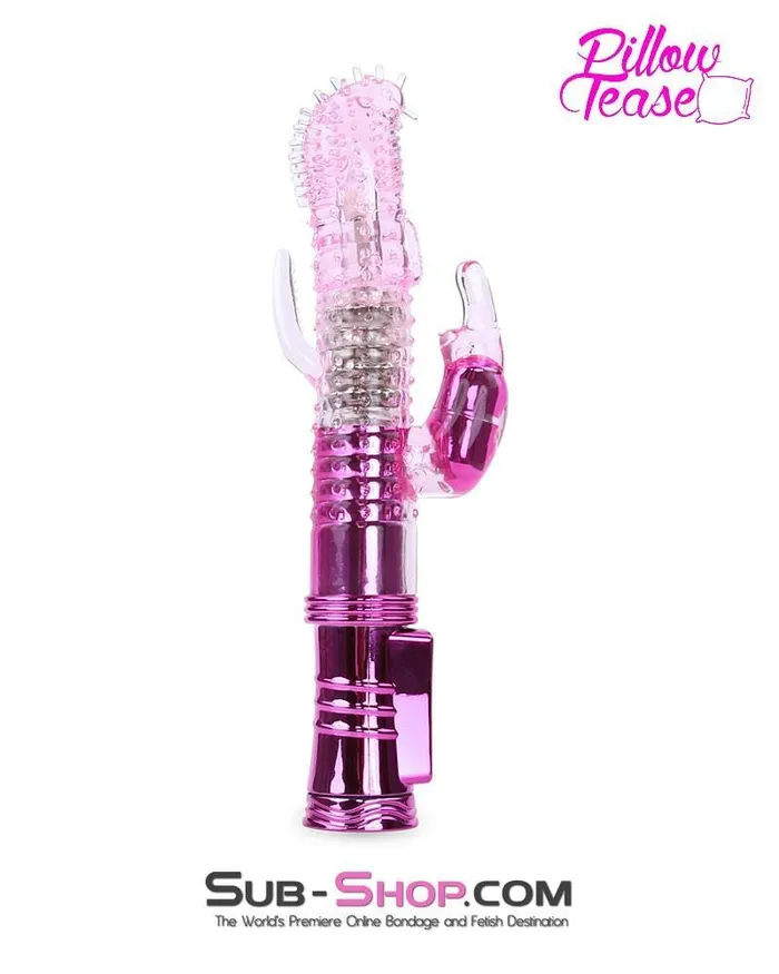 Eiffel Vibrators 7090E MultiFunction Nubby Jelly Vibrator with Clit and Anal Stimulator Rotation and Vibration LAST CHANCE Final Closeout Eiffel Vibrators 7090E MultiFunction Nubby Jelly Vibrator with Clit and Anal Stimulator Rotation and Vibration LAST CHANCE Final Closeout