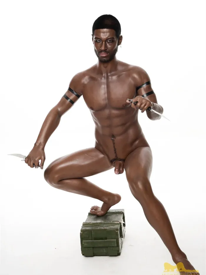 F4554176cm40kg Abs Strong Femboy Male Silicone Sex Doll Irontech Doll Irontech Doll Male Sex Toys